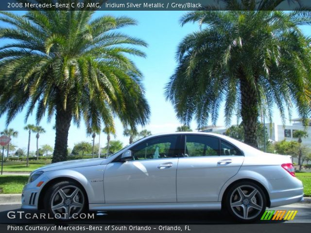 2008 Mercedes-Benz C 63 AMG in Iridium Silver Metallic