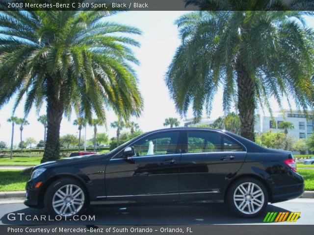 2008 Mercedes-Benz C 300 Sport in Black