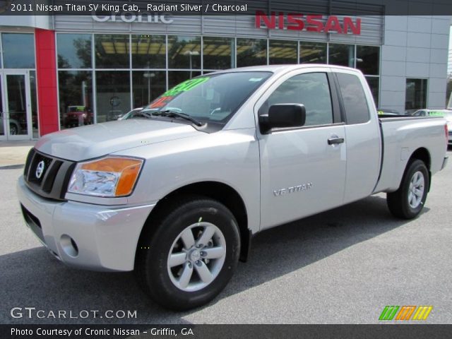 2011 Nissan Titan SV King Cab in Radiant Silver