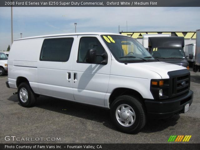 2008 Ford E Series Van E250 Super Duty Commericial in Oxford White