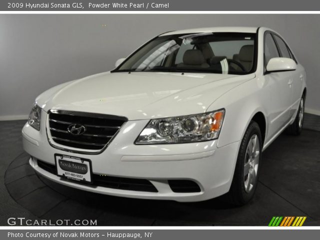 2009 Hyundai Sonata GLS in Powder White Pearl