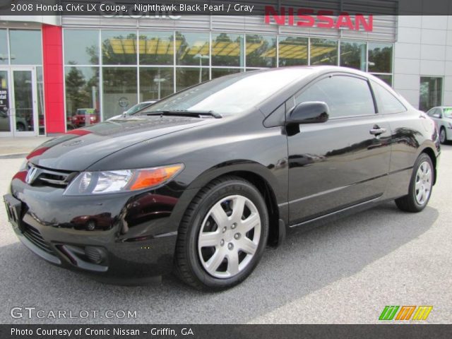 2008 Honda Civic LX Coupe in Nighthawk Black Pearl