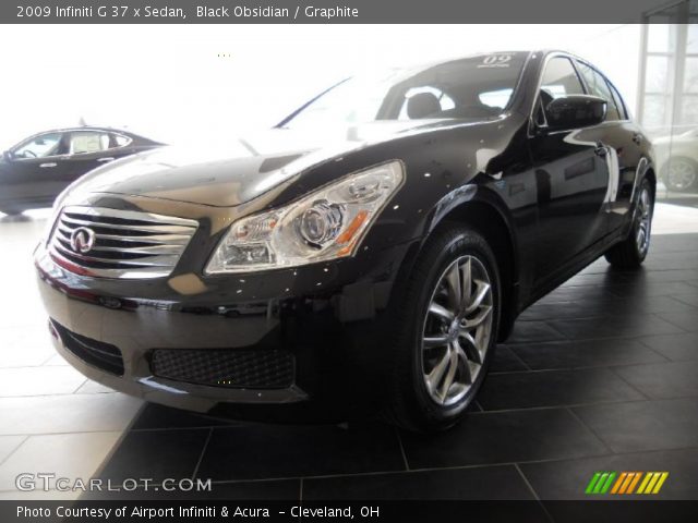 2009 Infiniti G 37 x Sedan in Black Obsidian