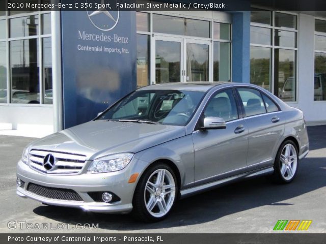 2010 Mercedes-Benz C 350 Sport in Palladium Silver Metallic