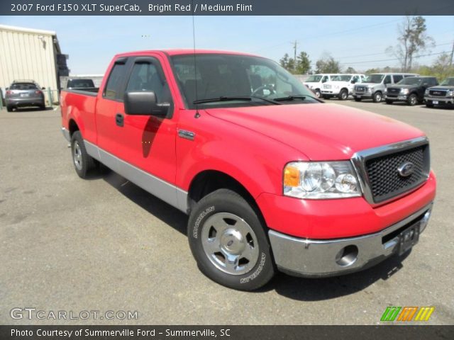 2007 Ford F150 XLT SuperCab in Bright Red