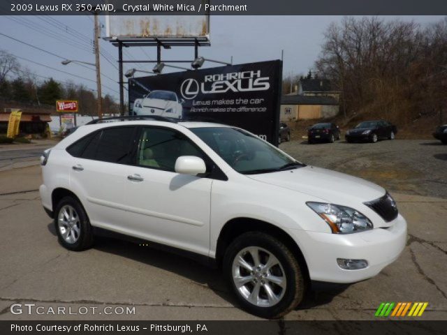2009 Lexus RX 350 AWD in Crystal White Mica
