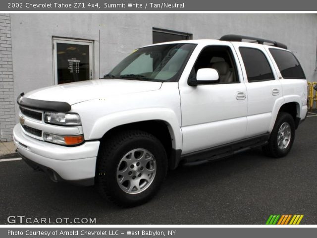 2002 Chevrolet Tahoe Z71 4x4 in Summit White