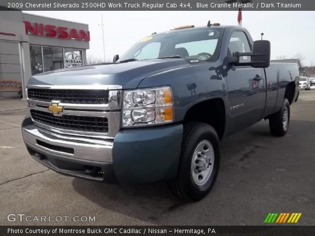 2009 Chevrolet Silverado 2500HD Work Truck Regular Cab 4x4 in Blue Granite Metallic