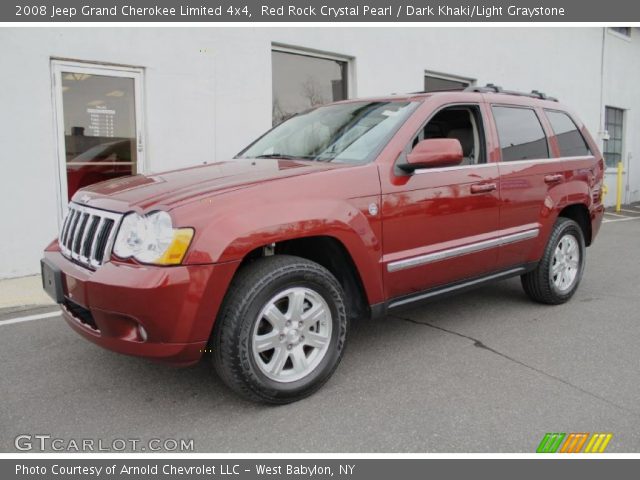 2008 Jeep Grand Cherokee Limited 4x4 in Red Rock Crystal Pearl