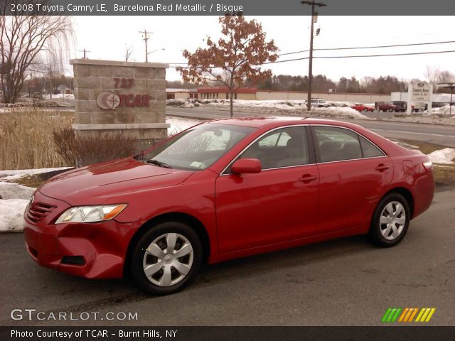 2008 Toyota Camry LE in Barcelona Red Metallic