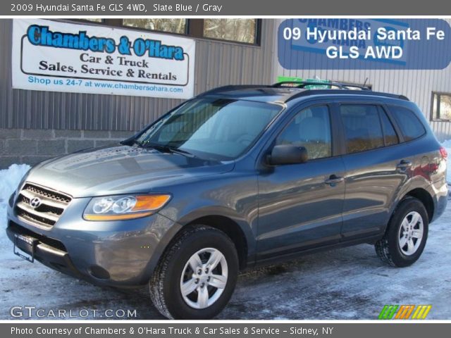 2009 Hyundai Santa Fe GLS 4WD in Slate Blue