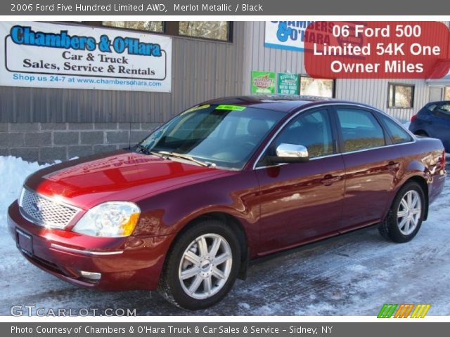 2006 Ford Five Hundred Limited AWD in Merlot Metallic