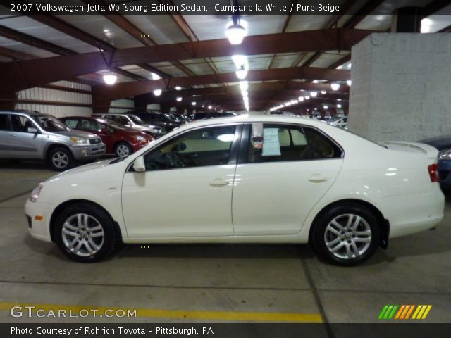 2007 Volkswagen Jetta Wolfsburg Edition Sedan in Campanella White