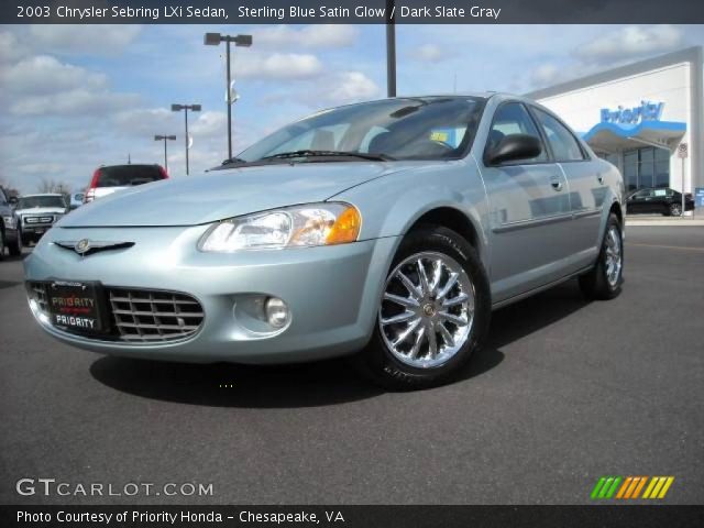 2003 Chrysler Sebring LXi Sedan in Sterling Blue Satin Glow