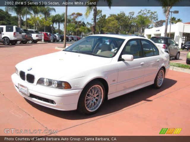 2002 BMW 5 Series 530i Sedan in Alpine White