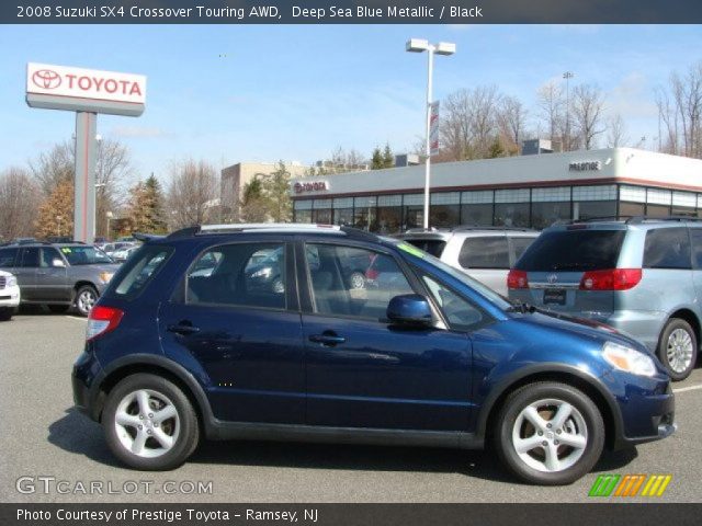 2008 Suzuki SX4 Crossover Touring AWD in Deep Sea Blue Metallic