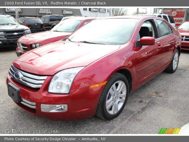 2009 Ford Fusion SEL V6 in Redfire Metallic