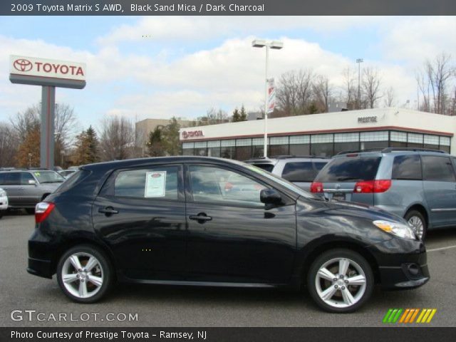2009 Toyota Matrix S AWD in Black Sand Mica