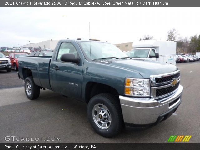 2011 Chevrolet Silverado 2500HD Regular Cab 4x4 in Steel Green Metallic