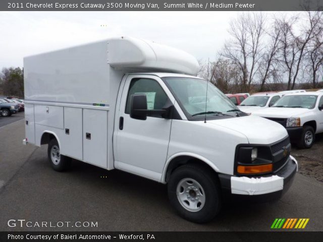 2011 Chevrolet Express Cutaway 3500 Moving Van in Summit White