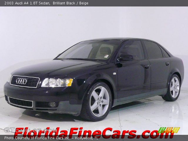 2003 Audi A4 1.8T Sedan in Brilliant Black