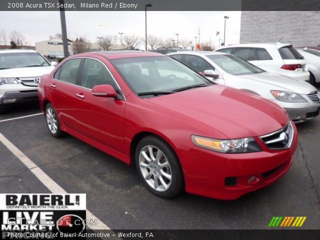 2008 Acura TSX Sedan in Milano Red