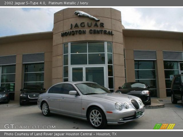 2002 Jaguar S-Type 4.0 in Platinum Metallic