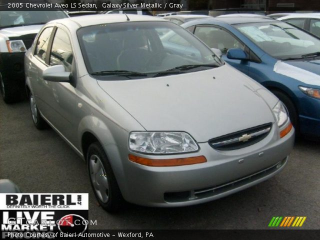 2005 Chevrolet Aveo LS Sedan in Galaxy Silver Metallic