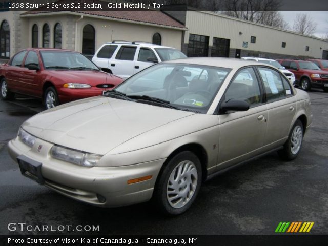 1998 Saturn S Series SL2 Sedan in Gold Metallic