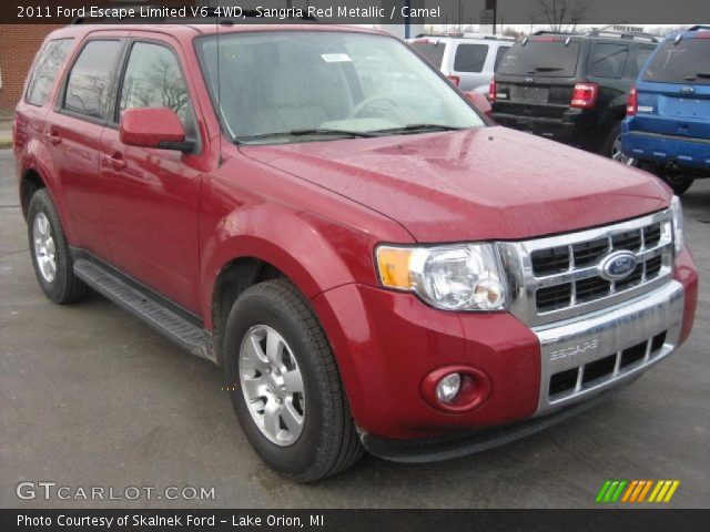 2011 Ford Escape Limited V6 4WD in Sangria Red Metallic