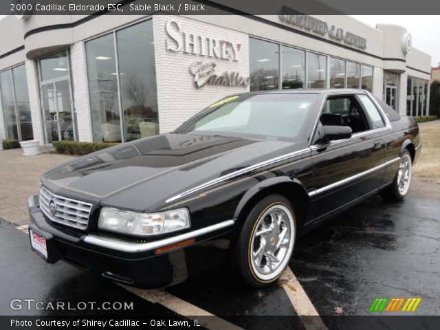 2000 Cadillac Eldorado ESC in Sable Black