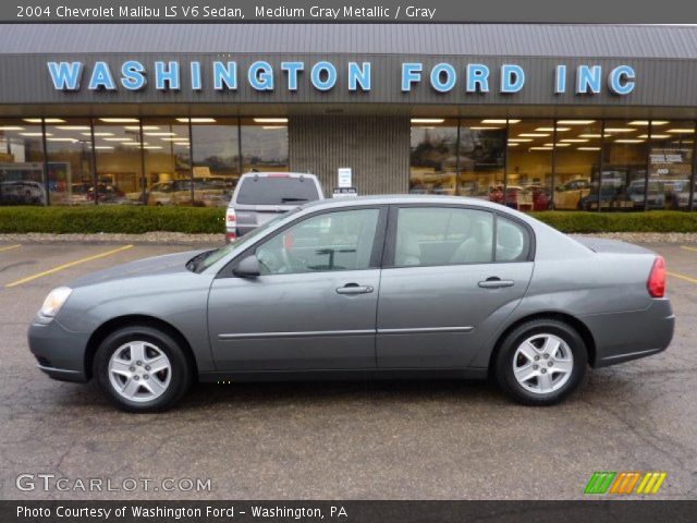 2004 Chevrolet Malibu LS V6 Sedan in Medium Gray Metallic