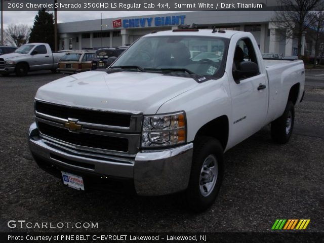2009 Chevrolet Silverado 3500HD LS Regular Cab 4x4 in Summit White
