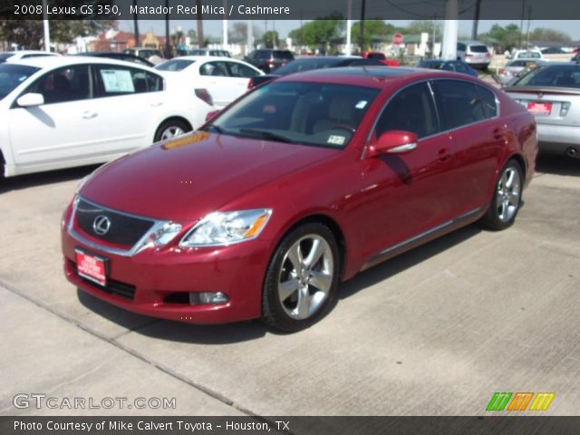 2008 Lexus GS 350 in Matador Red Mica