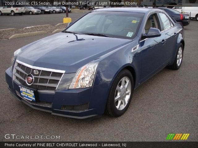 Blue Diamond Tri Coat 2009 Cadillac Cts Sedan Light