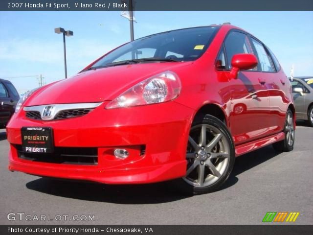 2007 Honda Fit Sport in Milano Red