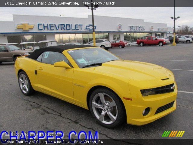 2011 Chevrolet Camaro SS/RS Convertible in Rally Yellow