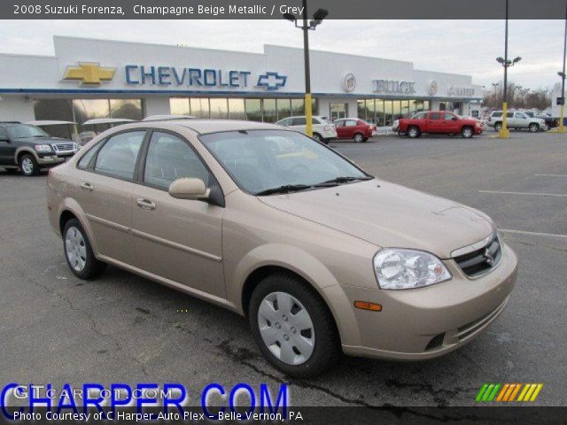 2008 Suzuki Forenza  in Champagne Beige Metallic