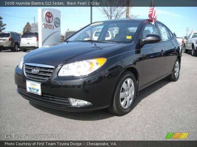 2008 Hyundai Elantra GLS Sedan in Black Pearl