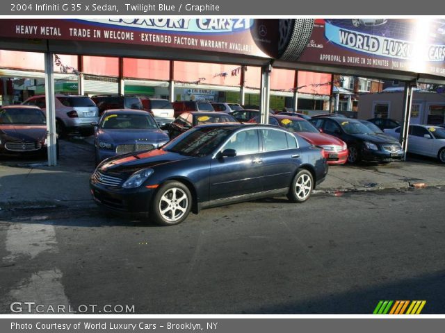 2004 Infiniti G 35 x Sedan in Twilight Blue