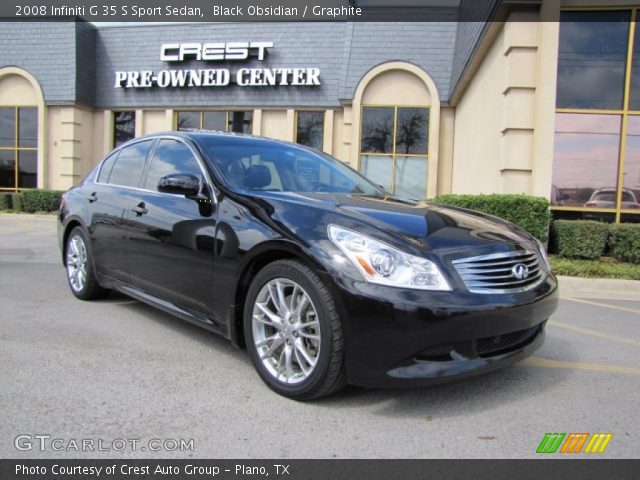 2008 Infiniti G 35 S Sport Sedan in Black Obsidian