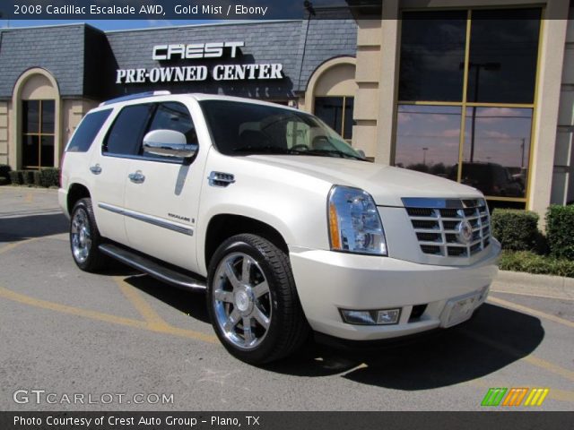 2008 Cadillac Escalade AWD in Gold Mist