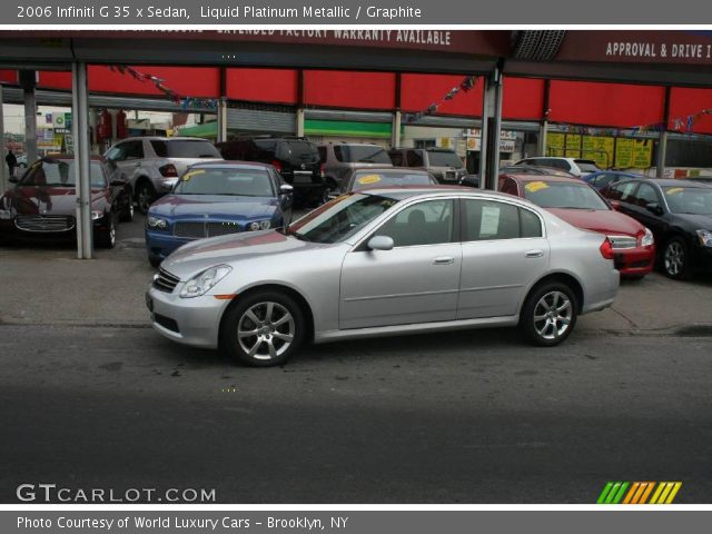 2006 Infiniti G 35 x Sedan in Liquid Platinum Metallic