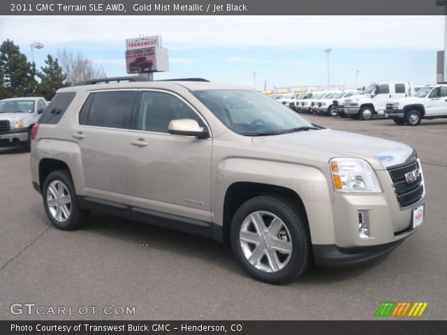 2011 GMC Terrain SLE AWD in Gold Mist Metallic