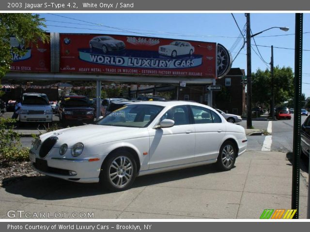 2003 Jaguar S-Type 4.2 in White Onyx