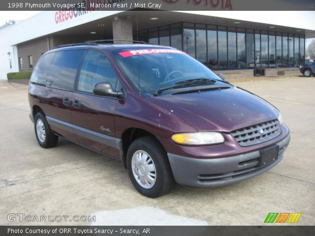 1998 Plymouth Voyager SE in Maroon Pearl