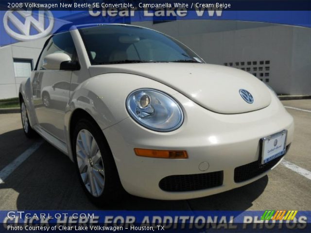 2008 Volkswagen New Beetle SE Convertible in Campanella White