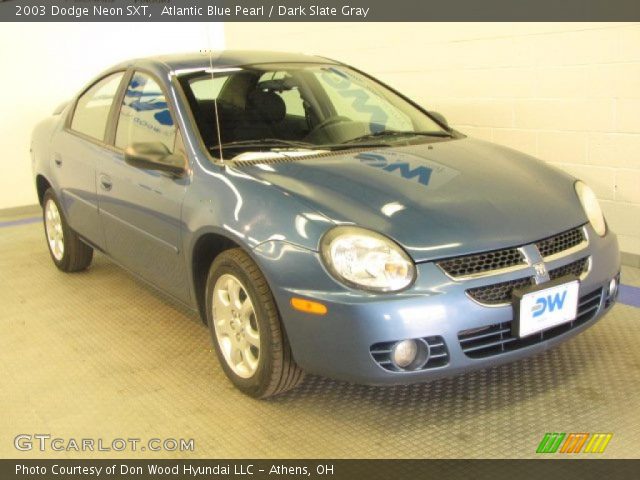 2003 Dodge Neon SXT in Atlantic Blue Pearl