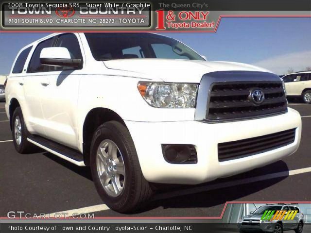 2008 Toyota Sequoia SR5 in Super White