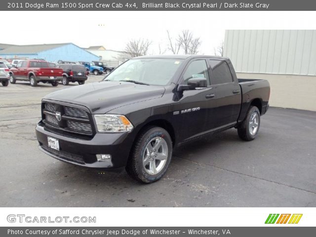 2011 Dodge Ram 1500 Sport Crew Cab 4x4 in Brilliant Black Crystal Pearl